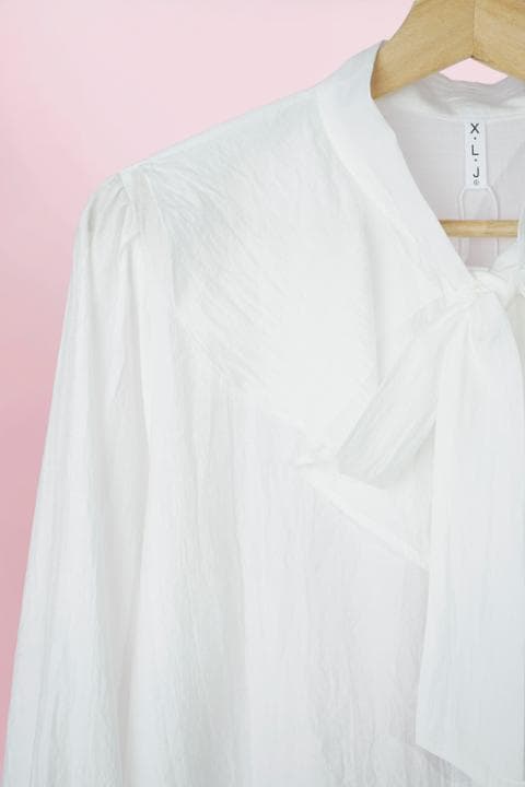 Foto model menggunakan produk Danish Ruffle Elegant Blouse